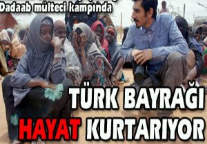 Türk bayrağı hayat kurtarıyor  